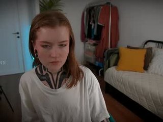 ynnenbrynn tattooed cam girl likes make deep, sloppy and intense fuck, live XXX camera