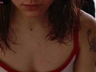 asexysmile brunette cam girl gets anal fuck of cute babe ass
