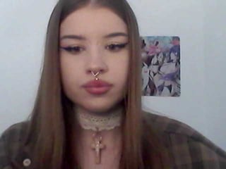 mollylolly brunette teen cam babe plays with her tight asshole