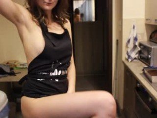 vsecrets depraved brunette cam girl presents her pussy sodomized