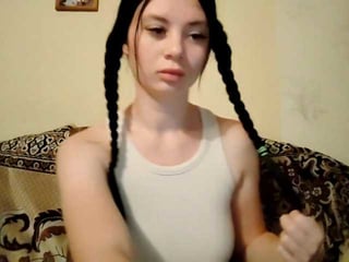 annettastuffle brunette teen cam babe plays with her tight asshole