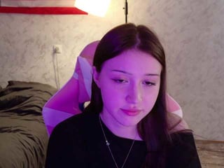 selenaluv brunette teen cam babe plays with her tight asshole