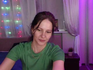 zlata777 german brunette cam girl gets her bald pussy filled with a huge boner